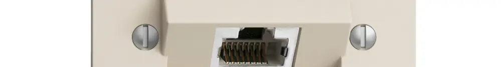 Presa INC 1×RJ45/s 4P ITplus EDIZIOdue crema 