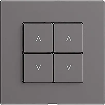 Interruttore tapparelle 2K/4T WLAN Edue Wiser grigio scuro 