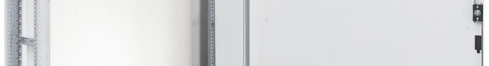 Armoire Hager weber.mes C avec porte en Al pour Univers N 1350×2000×275mm blanc 
