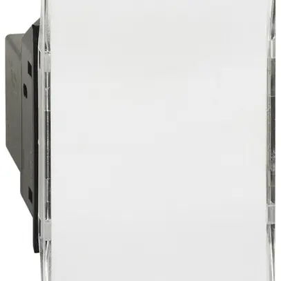 Poussoir Living Now 2-modules 230V avec porte-étiquette et éclairage LED 