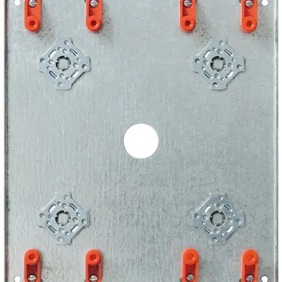Plaque de montage Siedle 4× 178×213×30mm argent 