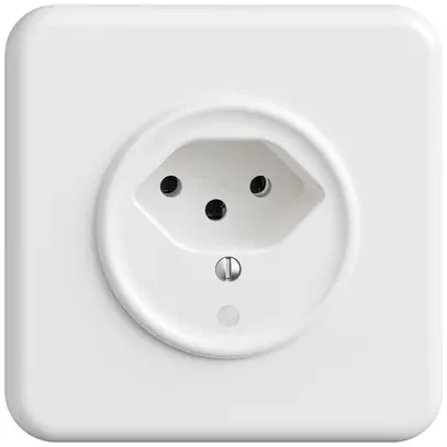 Prise ENC STANDARDdue SNAPFIX® 1×T13 avec LED bc 