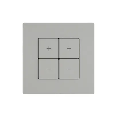 Kit di montaggio EDIZIO.liv Wiser SNAPFIX® p.dimmer 2C 4T grc 