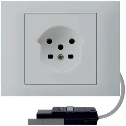 Presa INS HA kallysto tipo 15 con morsetti a innesto G2704 RK grigio chiaro 