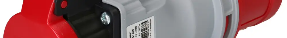 Übergangsstecker MH Stecker CEE 16A/Steckdose Typ 25 rot 400V 16A IP44/IP55 