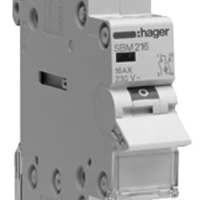 REG-Ausschalter Hager SBM 32A 230V 2 Schliesser 0 Öffner 1 Wechsler 