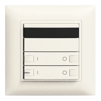 Kit frontale INC IR ON-OFF 2c/2t ZEP 88×88mm bianco 