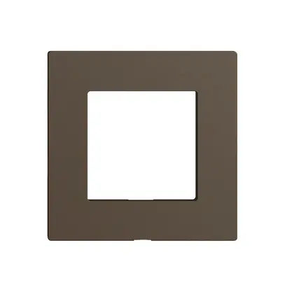 Placca frontale Edue Wiser p.kit d.copertura, s.iscrizione, IP20, 60×60mm, cof 