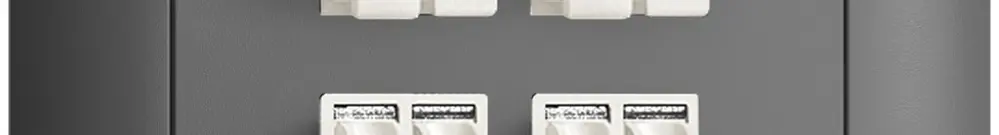 Presa INC audio FMI 4×grigio scuro morsetto per 4 altoparlante 