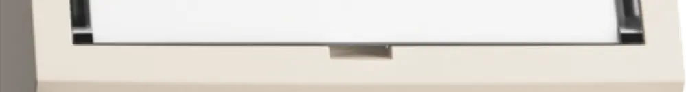 Kit montaggio EDIZIOdue, con cappa di uscita dritta, per 2×RJ45, crema 