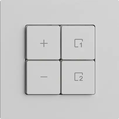 Dimmer Uni-LED 1K/4T scena WLAN Edue Wiser grigio chiaro 