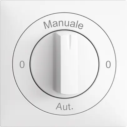 Interrupteur rotatif ENC 0-Manuale-0-Aut EDIZIOdue 2/1P blanc 