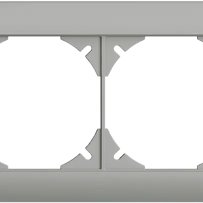 UP-Kopfzeile EDIZIOdue SNAPFIX® 1×4 horizontal 257×77mm hellgrau 