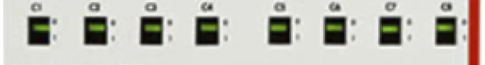 Actionneur-commutateur AMD KNX Luxomat SA8-230/16/H/KNX, 8-fois, 16A/230VAC 
