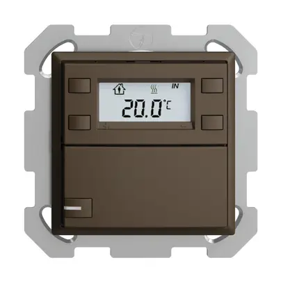 Pulsante RTH INC KNX 1×EDIZIOdue FM coffee, con LED RGB 