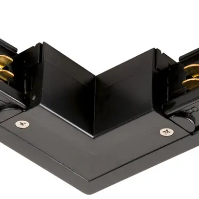 Raccord en L SLV S-TRACK DALI 7 pôles noir 