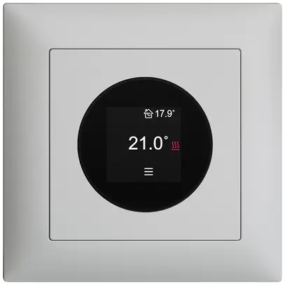 Termostato ambiente INC EDIZIOdue 230VAC 4…30°C 88×88mm grigio chiaro 