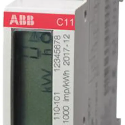 Compteur d'énergie AMD ABB C11 110-101 MID, monophasé 