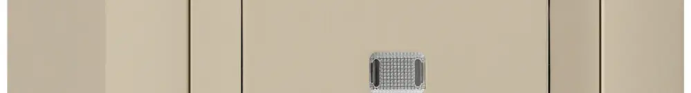 Interruttore pulsante luminoso AP kallysto 3/1L beige 