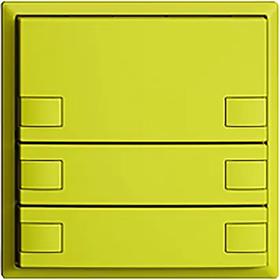 Pulsante INC KNX 6×EDIZIOdue lemon RGB senza LED 