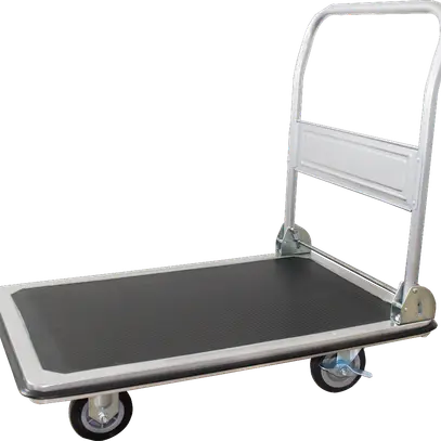 Carrello con pianale grigio antracite ribaltabile 920 × 610 × 860 mm 
