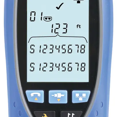 Tester per cavi multimedia VDV II Pro BT RJ11/RJ12/RJ45/raccordo F 
