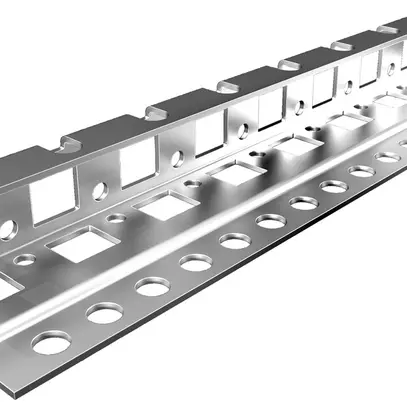 Rail d'adaptation Rittal SZ 8617.760 200mm barre de montage gris 4pcs 