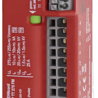 Scaricatore di sovratensione DEHN/elvatec SE DCOR 3P TT 275 FM TN-S TT 230V 10kA 