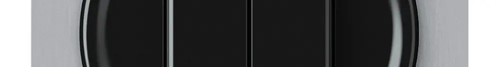 Pulsante INC origin 2×tasti 2CO 1P 0<1 10A 230V 77×77mm nero 