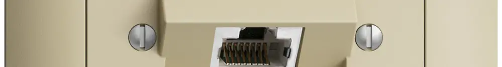 Presa INC 1×RJ45/s 4P ITplus EDIZIOdue vanille 