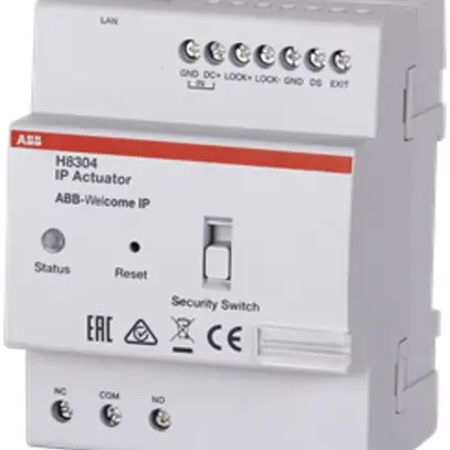Actionneur-commutateur AMD ABB-Welcome IP Actuator, LAN, DC/PoE, 5UM 