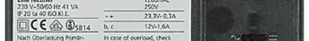 Alimentation Siedle, pour système 1+n 