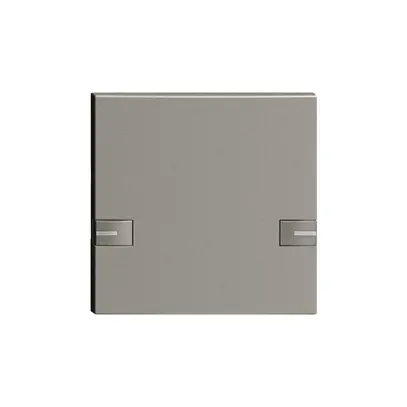 Taste 1/1 KNX/UNI-Taster mit LED EDIZIOdue 2×Einfachbedienung dunkelgrau 