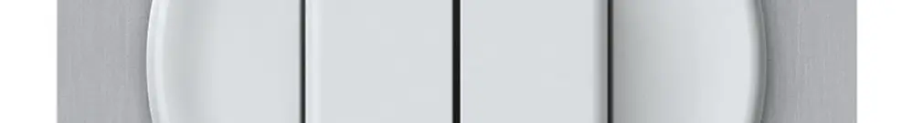 Pulsante INC origin 2×tasti 2CO 1P 0<1 10A 230V 77×77mm bianco 