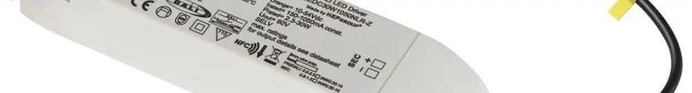 Convertisseur LED SLV LEDC30W1050NLR-Z, 30W 150…1050mA 10…54VDC, DALI, QC 