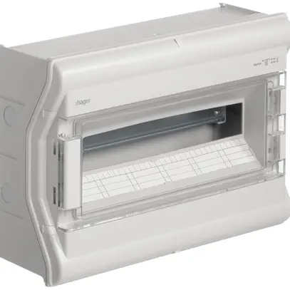 Distributeur AP Hager vector 1-rangée 18UM IP65 418×302×151mm avec entrée 