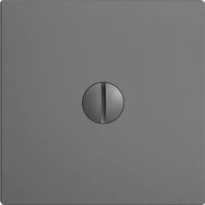 Plaque d'obturation ENC EDIZIOdue gris foncé 