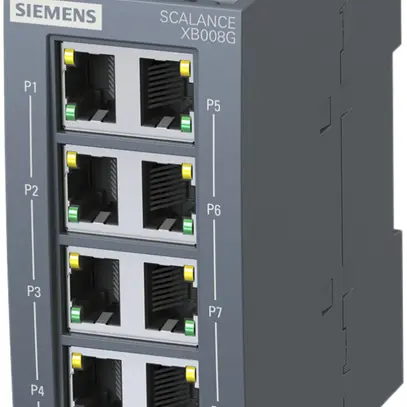 Switch IE Siemens SCALANCE XB008G 8×RJ45 10/100/1000Mbit/s unmanaged 