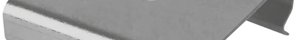 Clip di fissaggio LDV PM02/MB, per profilo tondo PM02, argento 