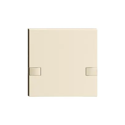 Tasto 1/1 KNX/elettronic.s.LED EDIZIOdue 2×comando simplice crema 