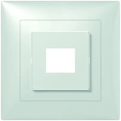 Kit frontal ENC ABB SIDUS blanc brillant pour thermostat d'amb.free@home 