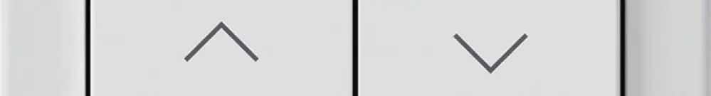 KNX-Storentaster Hager BA basico A 2-fach 58×58mm weiss 