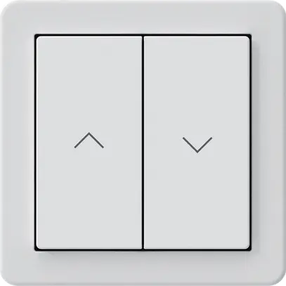 KNX-Storentaster Hager BA basico A 2-fach 58×58mm weiss 