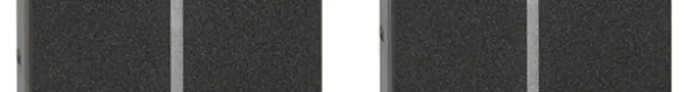 Coperchio doppio Living Now with Netatmo 2 moduli per trasmettitore doppio nero 