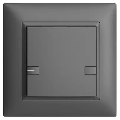 Poussoir KNX RGB ENC EDUE FMI, 250mW, a.LED RGB, 1×poussoir, comm.2×touches, grf 