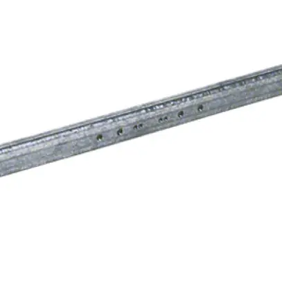 Rail de retenue Hager Univers 750×25×12mm métal gris 