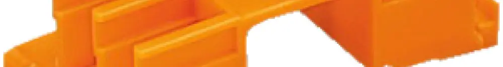 Adattatore WAGO per 6 serrafili Micro arancione 