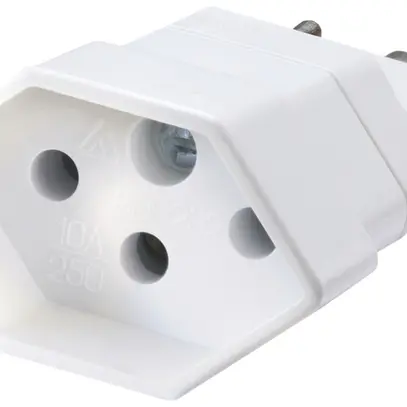 Spina d'adattazione Brennenstuhl 3L 10A 230VAC T13/T L (IT) bianco 