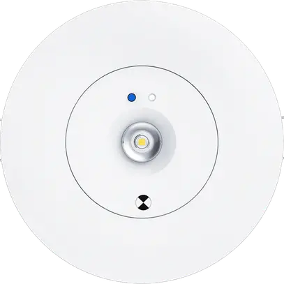 Lampe de secours encastrable à LED Iris anti-panique autotest E3 LiFePO4 
