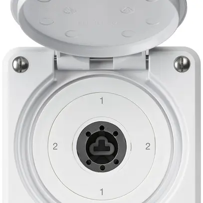 Interruttore a chiave INC robusto IP55 copertura senza cilindro S3/1P bi combi 